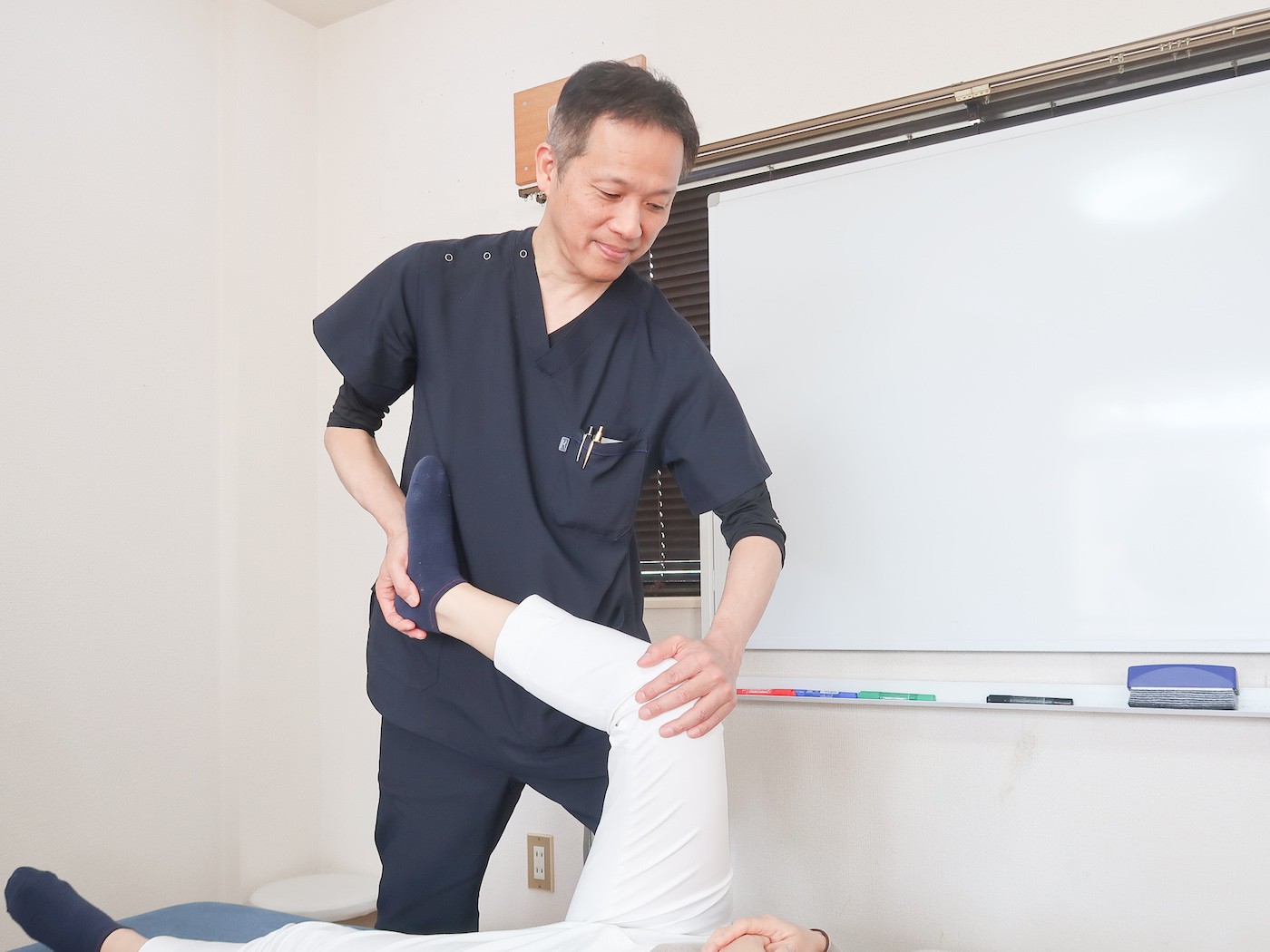 整体院の診療風景